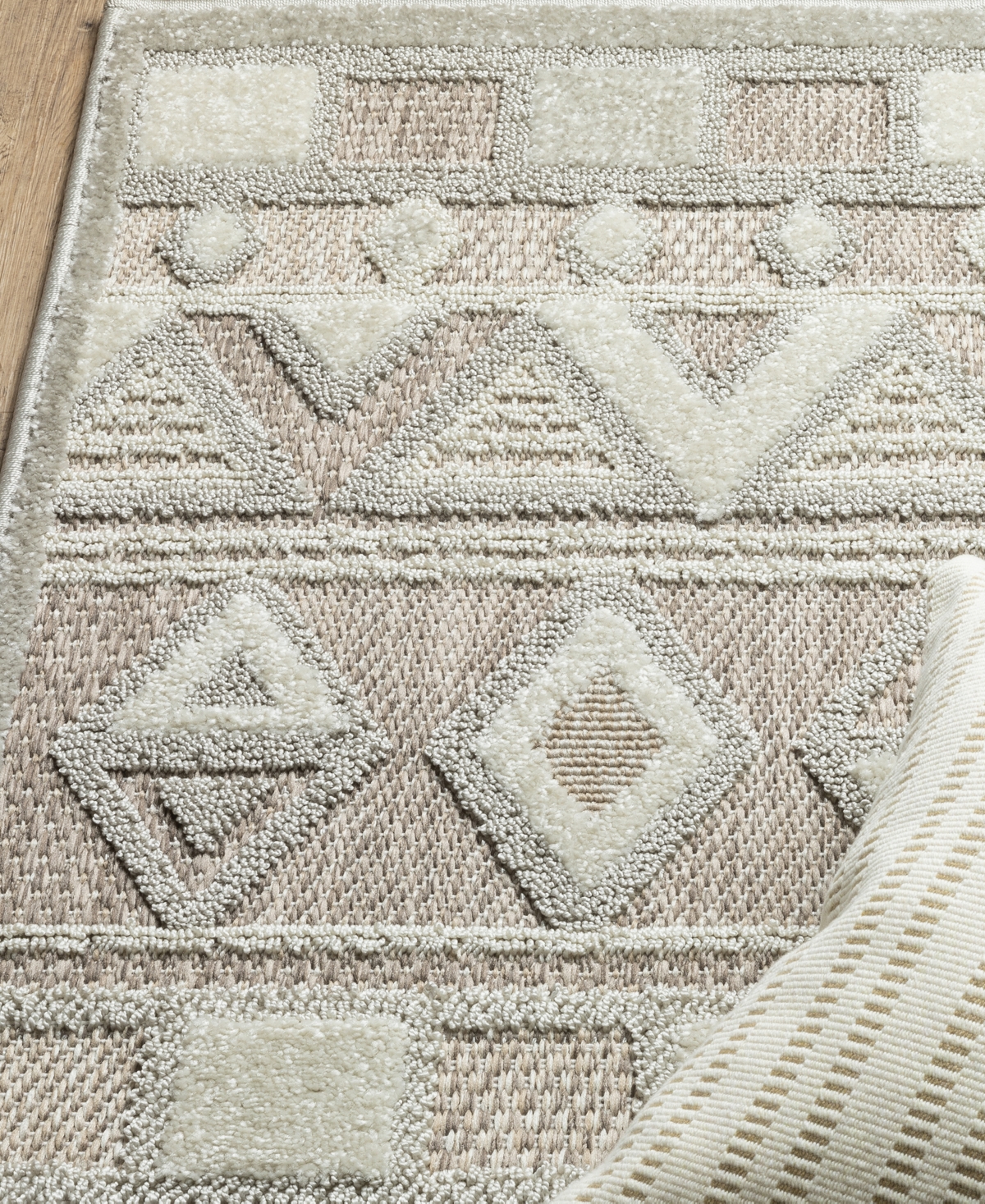 Oriental Weavers Tangier Tan09 2'3x7'6 Runner Area Rug In Beige