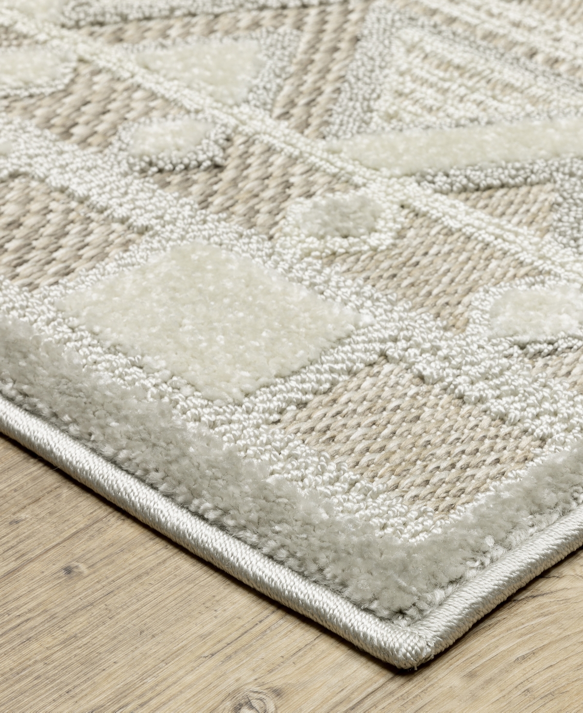 Oriental Weavers Tangier Tan09 5'3x7'6 Area Rug In Beige