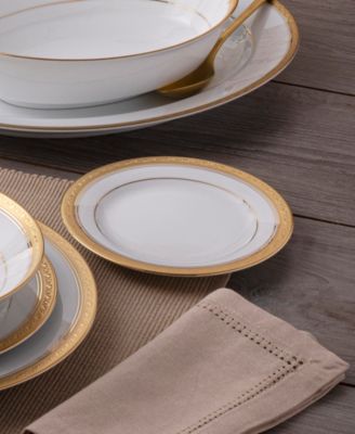 Crestwood Gold Set of 4 Bread & Butter/Appetizer Plates
