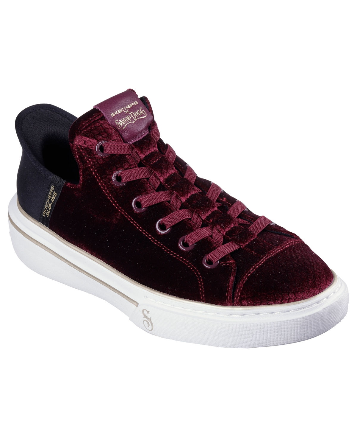 Men's Casual Sneakers from Finish Line - Burgundy