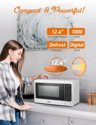 1.3 Cu. Ft. Counter Top Microwave,White