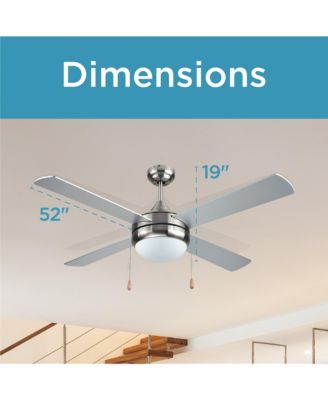 Black+Decker 52 Inch with Pull Chain Ceiling Fan