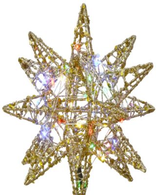 National Tree Company 14.5" Falling Star Tree Top for Artificial Trees with 30 Dual Color Lights