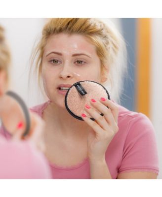 Makeup Removal Kit with Removing Towel 3 Pack Remover Pads Spa Hairband Reusable