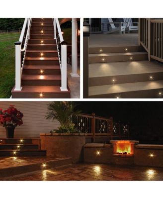 5pc Deck Garden Malls Landscape Warm White LED Lights Low Voltage Waterproof