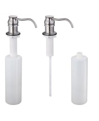 Built In Soap Dispensers Liquid Lotion Pump for Kitchen Bathroom Sink Refillable 400ml BN