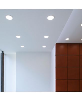 8" LED Recessed Ceiling Panel Down Light Round 3 Color Slim Spot Lamp 6 Pack