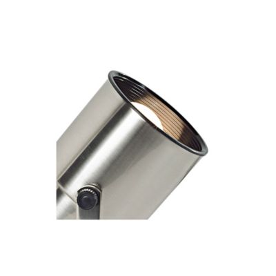 Set of 2 Small Uplighting Indoor Accent Spot-Lights Plug-In Floor Plant Home Decorative Brushed Nickel Finish 8" High