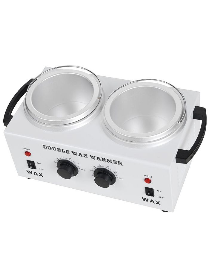 Electric Double Pot Wax Warmer Heater Spa Salon Hot Paraffin Facial Skin Tool Macy's