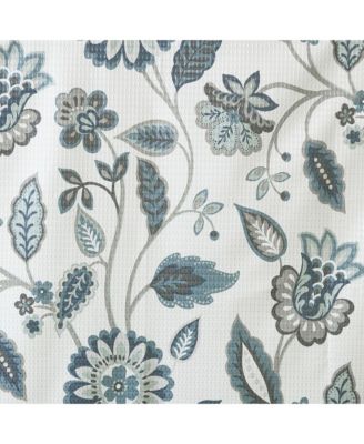 Camille Jacquard Room Darkening Curtain for Bedroom, Grommet Top Design Panels Pair for Living Room, Width 50 length 84 inches Single Panel, Yellow 1 Window Panel