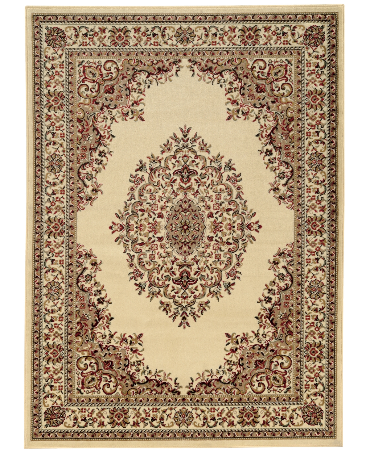 Km Home Closeout!  Pesaro 3'3"x4'11" Area Rug In Ivory