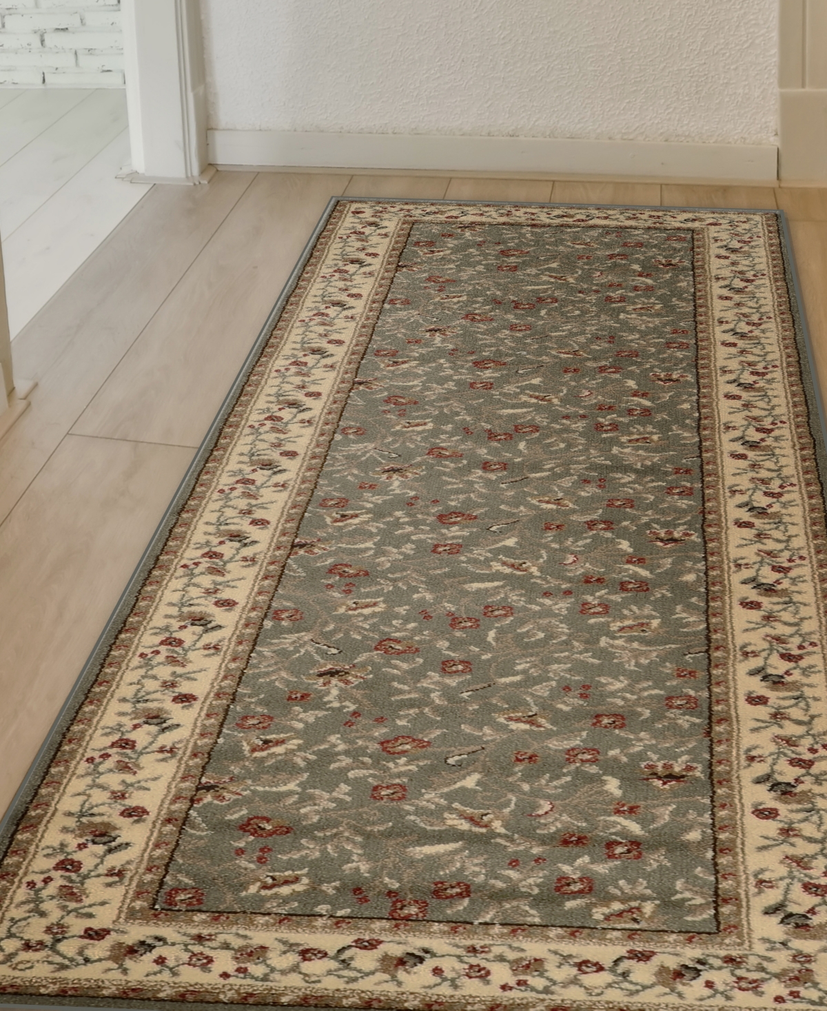 Km Home Closeout!  Pesaro 2'2"x7'7" Runner Area Rug In Sage
