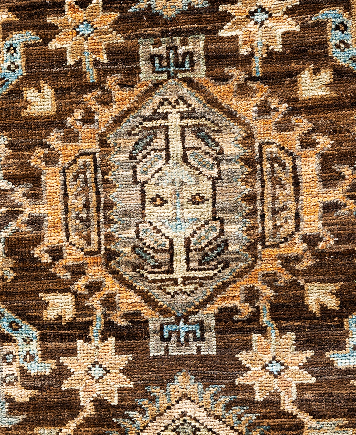 Adorn Hand Woven Rugs Serapi 6'5"x8'11" Area Rug In Brown
