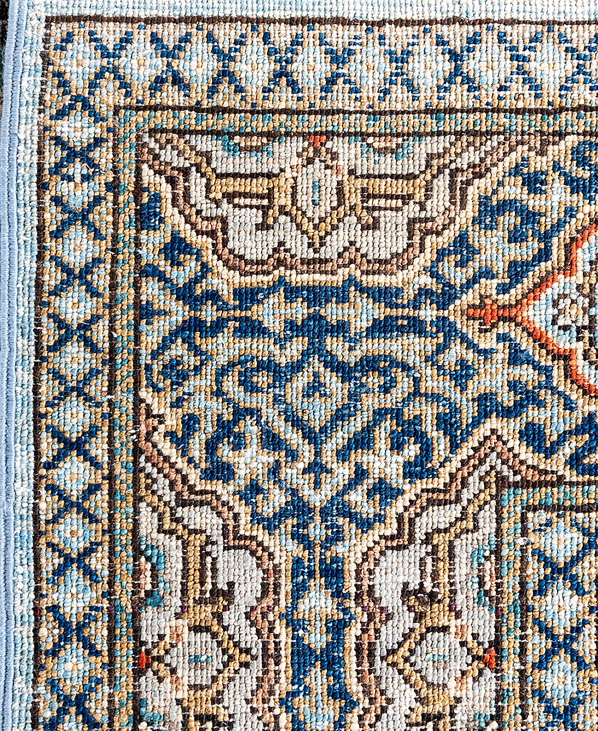 Adorn Hand Woven Rugs Serapi 6'2"x8'3" Area Rug In Light Blue
