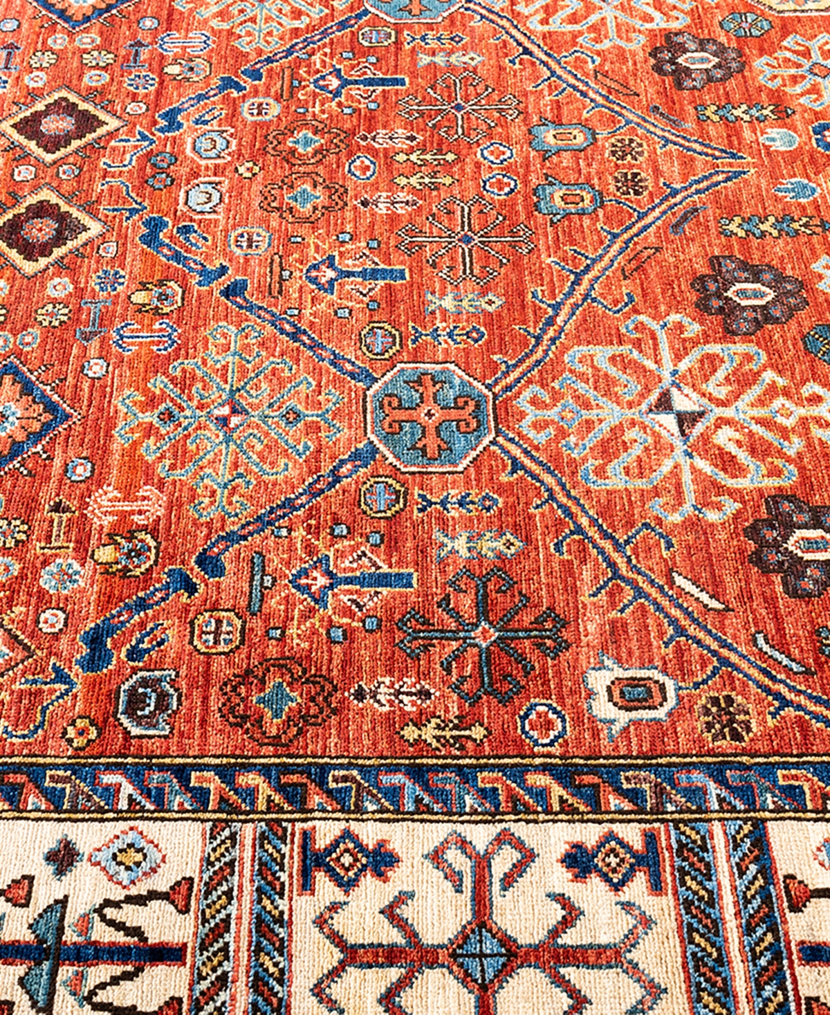 Adorn Hand Woven Rugs Serapi 6'x8'11" Area Rug In Red