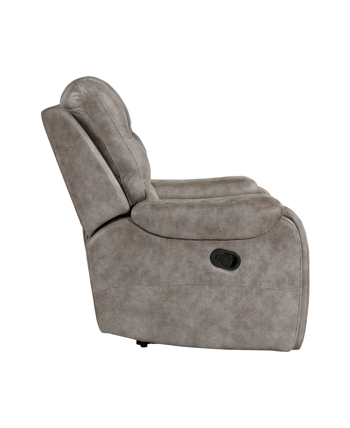 Homelegance White Label Gabi 40" Reclining Chair In Grayish Brown
