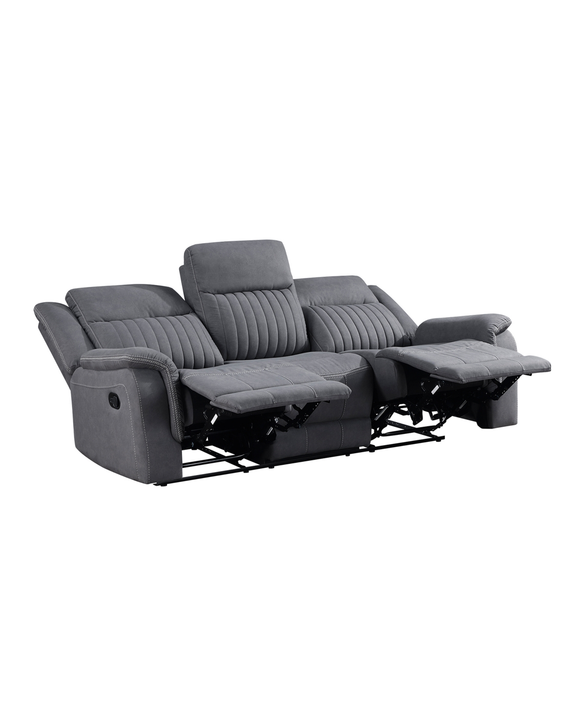 HOMELEGANCE WHITE LABEL MAGNUS 86" DOUBLE RECLINING SOFA 