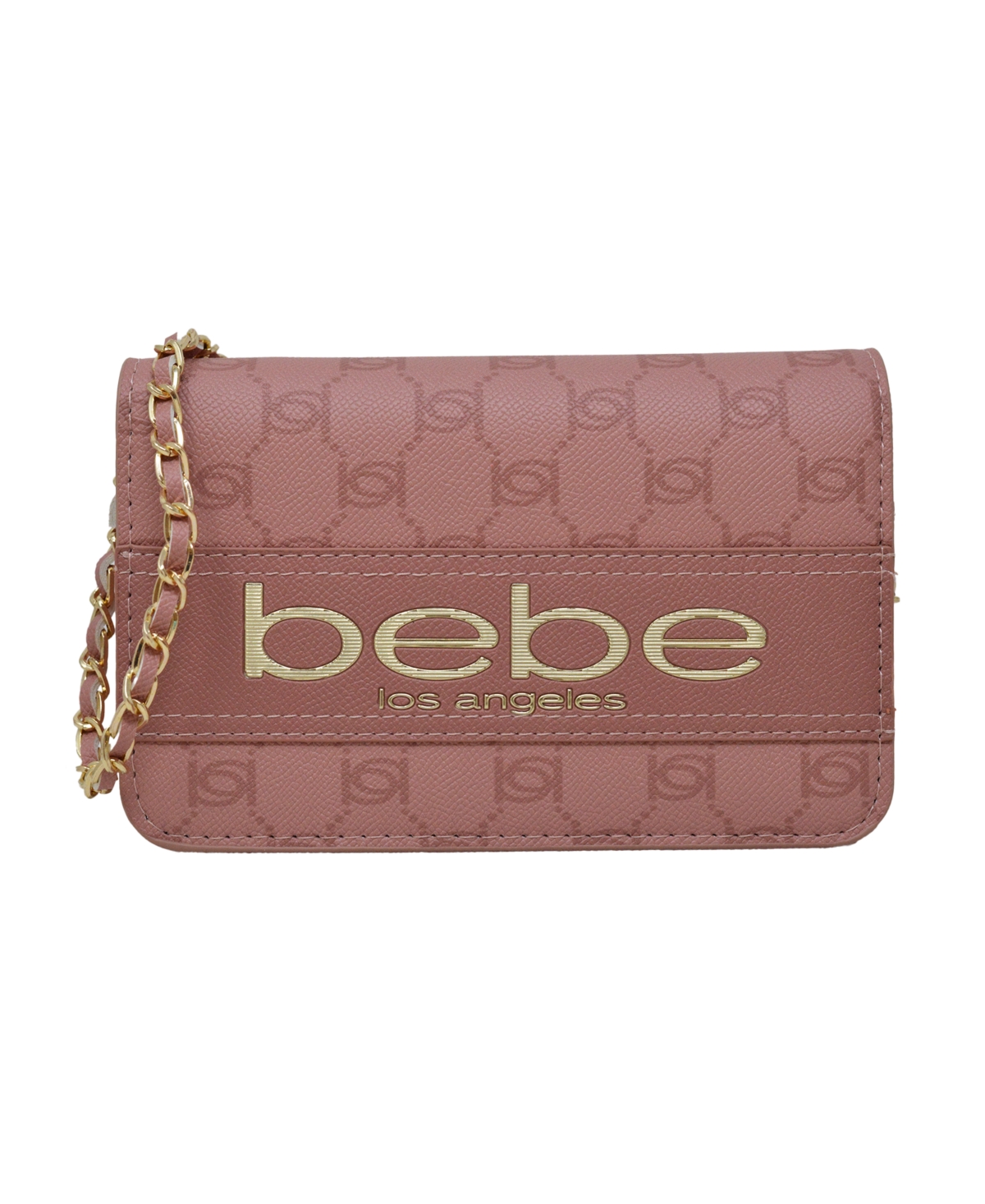 BEBE SERENA MONOGRAM CROSSBODY BAG 