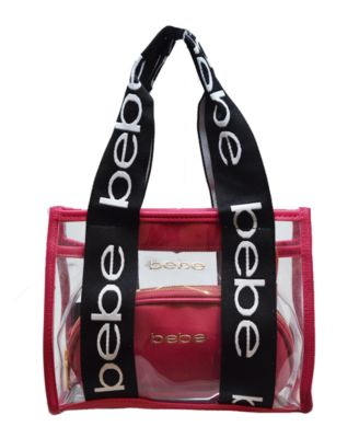 Bebe clear orders bag