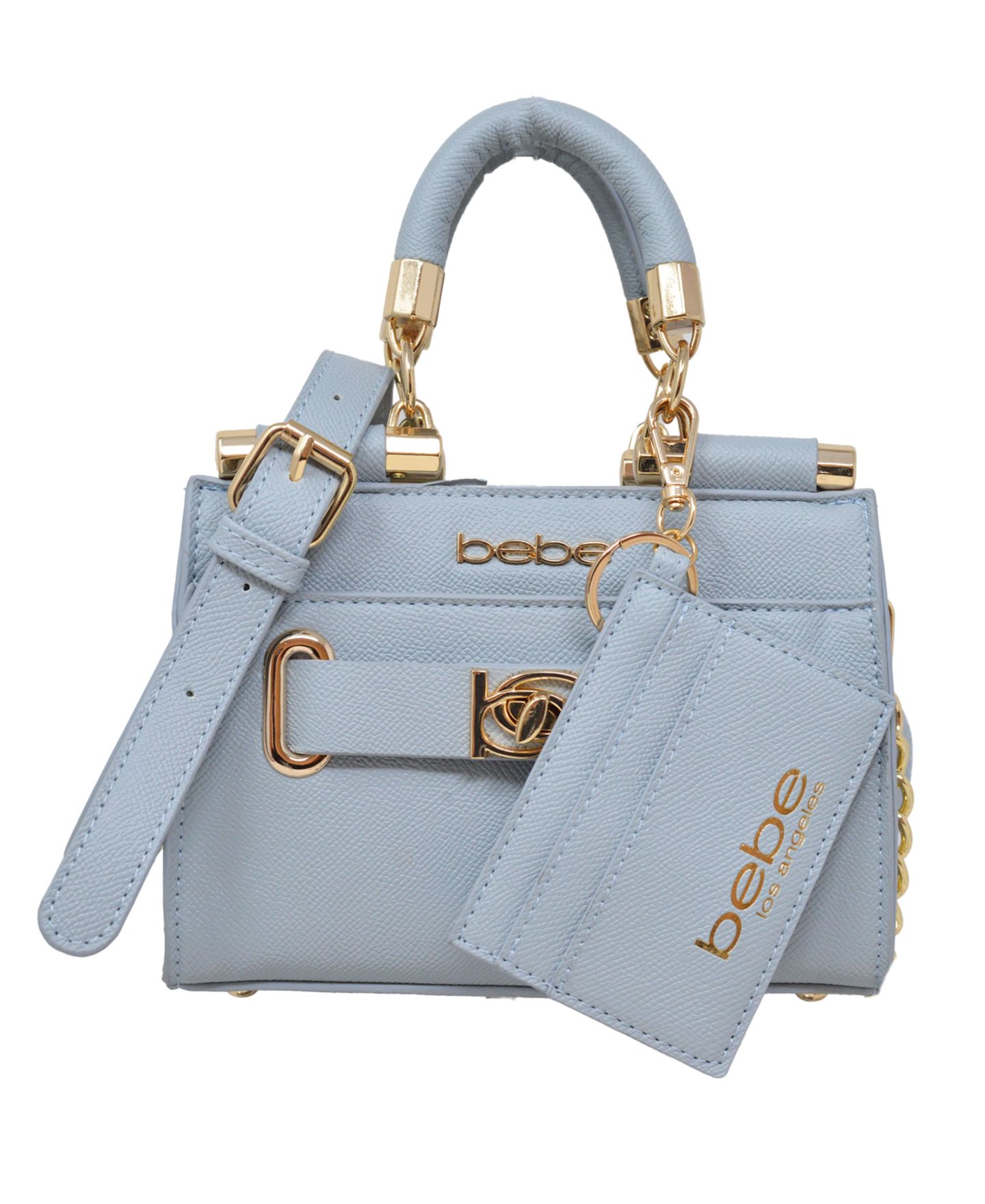 Женская сумка Bebe Alex Mini Satchel, цвет: Пыльный синий — фото 1