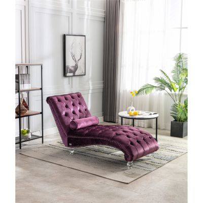Streamdale Leisure Concubine Sofa With Acrylic Feet
