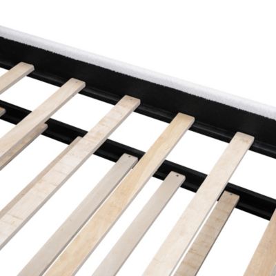 Twin Upholstered Platform Bed with Trundle