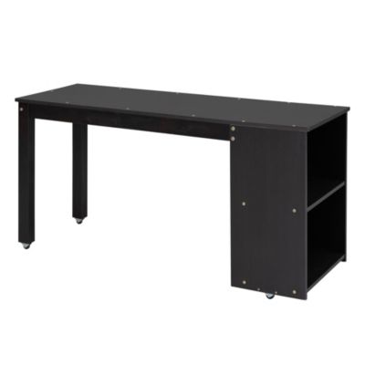 Full Size Loft Bed with Desk, Drawers, Storage Stairs