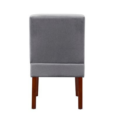Streamdale Set of 2 Fabric Accent Chairs with Round Wood Table
