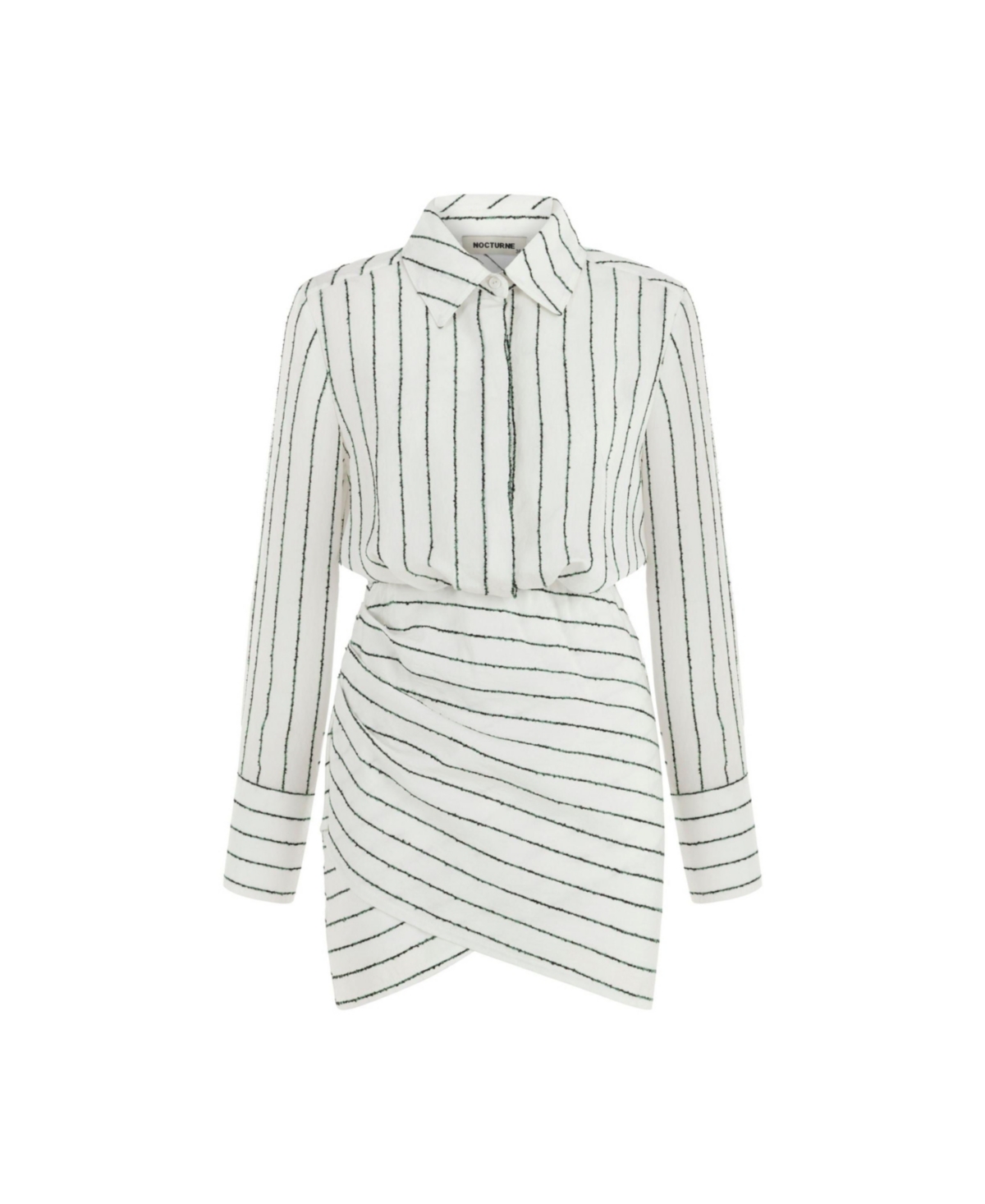 Nocturne Women's Striped Shirt Dress - Multi-colored