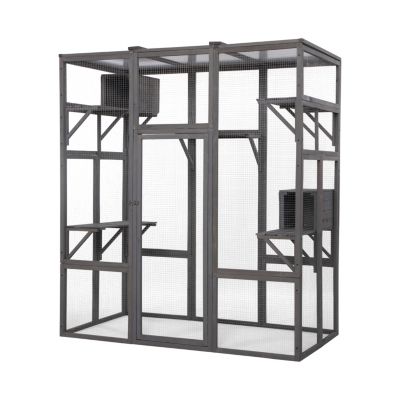 Streamdale Extra Large Cat Cage - Gray