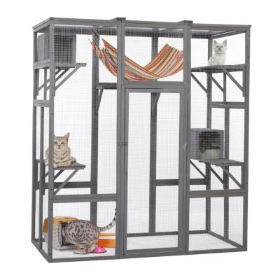 Streamdale Extra Large Cat Cage - Gray