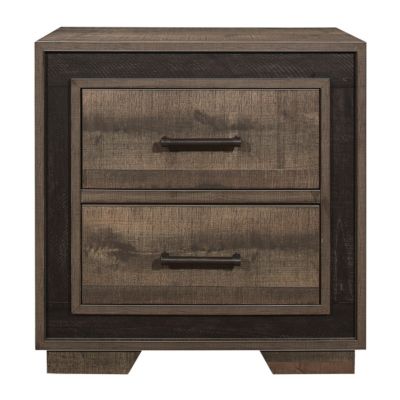 Streamdale Rustic Two-Tone Nightstand