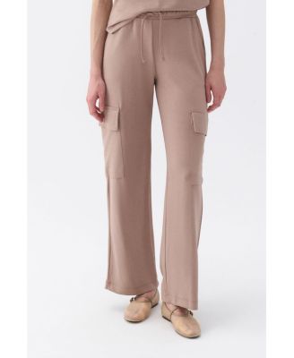 Women's Cargo Pants with Elastic Waistband