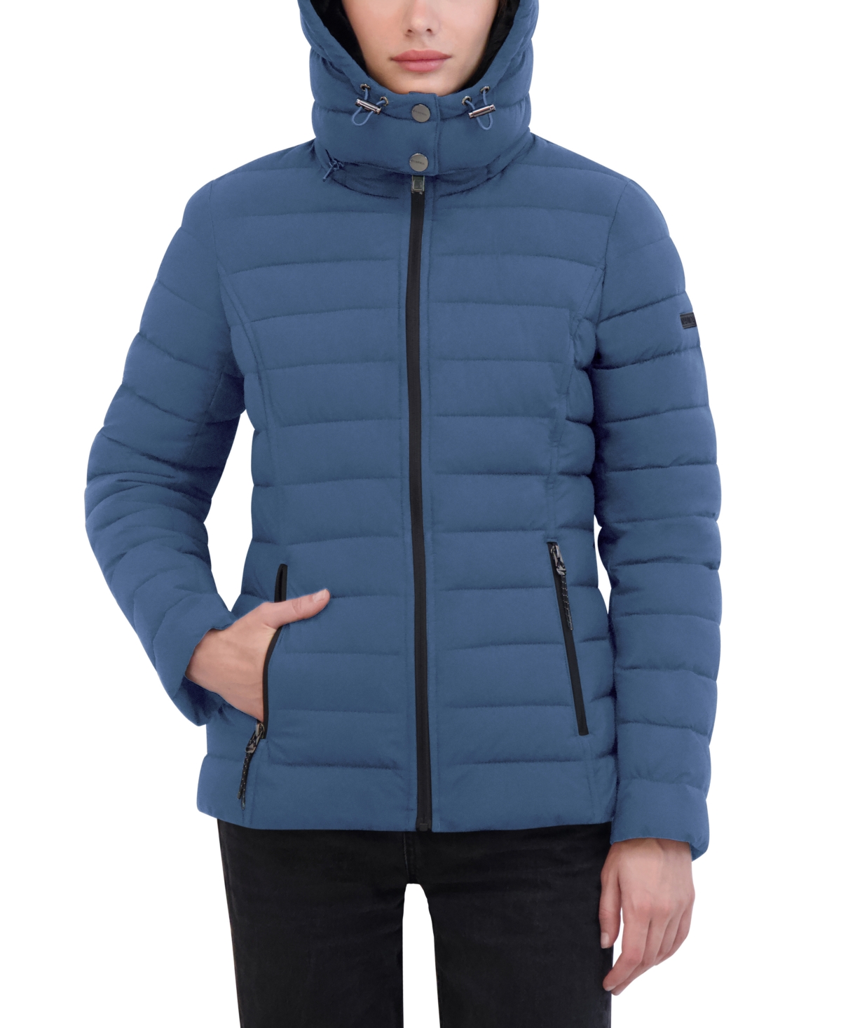 Nautica hooded packable puffer coat sale