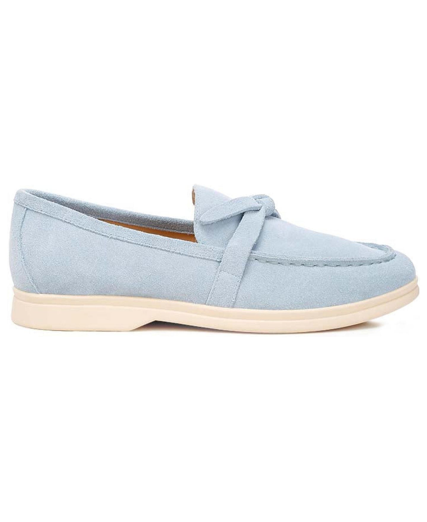 Женские туфли Rag & Co Nautica Suede Knot Detailed s, цвет: Синий — фото 2