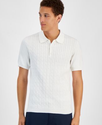 Club Room - Men's Regular-Fit Sweater-Knit Polo Shirt