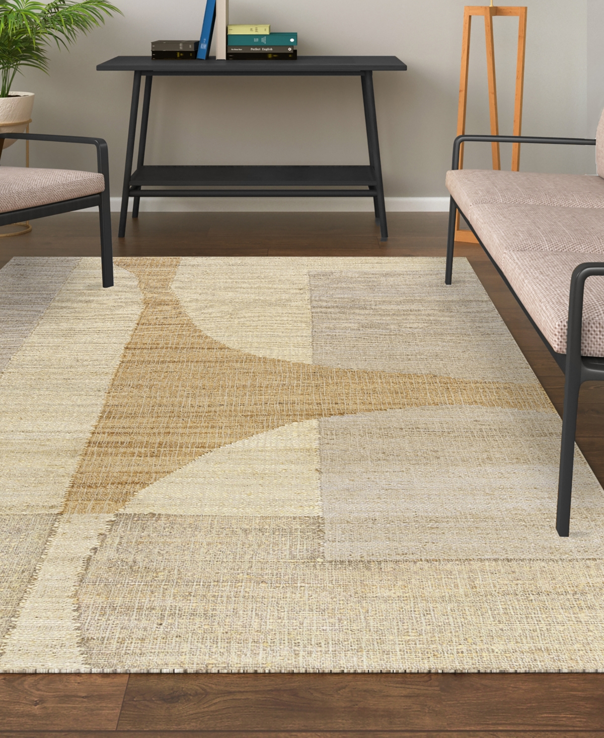 Lr Home Brantley 7'9"x9'9" Area Rug In Ivory