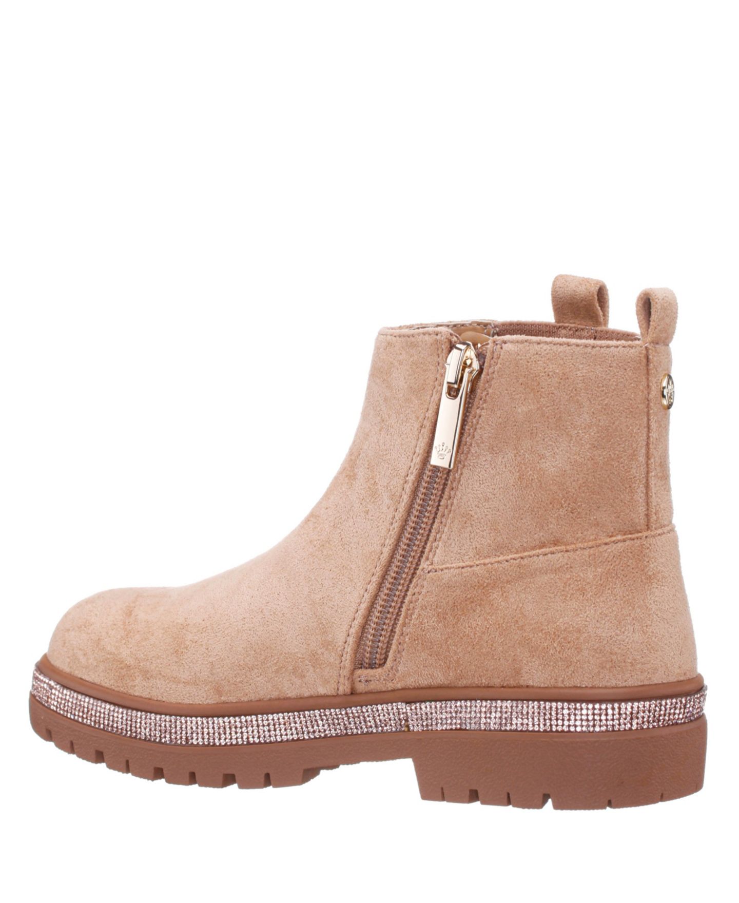 Детские ботинки Nina Evan Girl Microsuede Inside Zip, цвет: Рыжевато-коричневый — фото 12