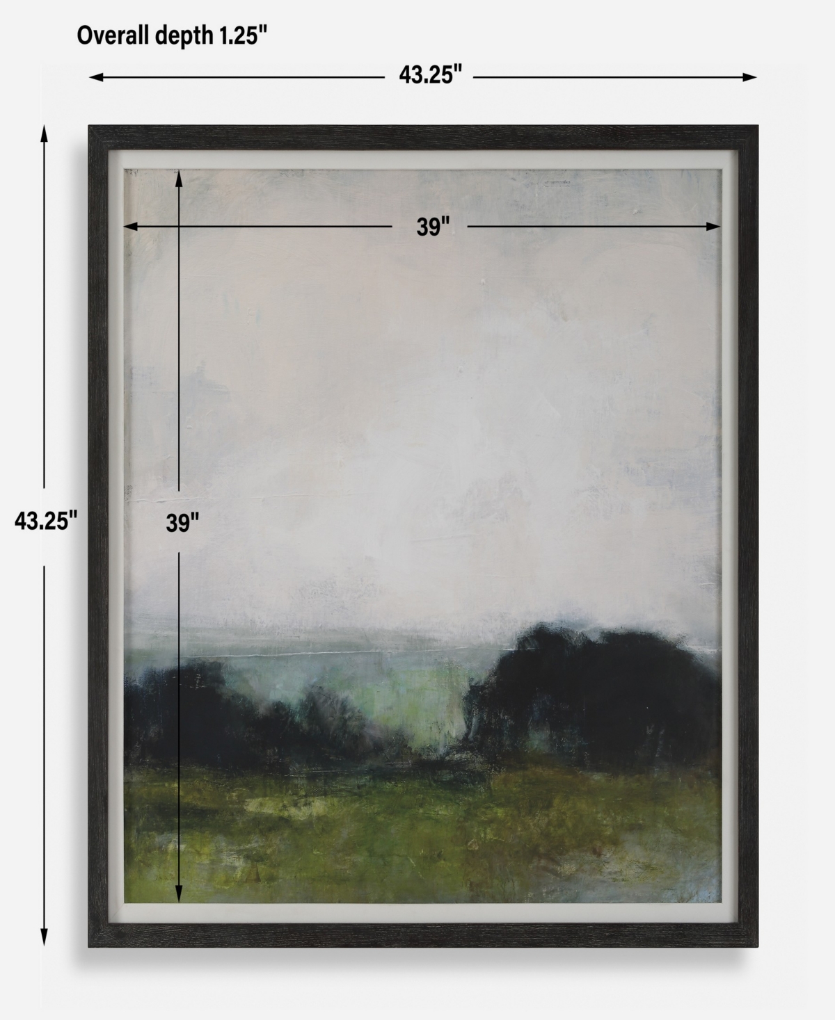 Uttermost First View Of The Water Framed Print In Blue