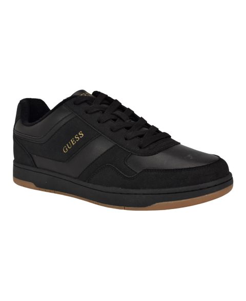 Мужские кроссовки GUESS Teylar Low Top Lace Up Fashion, цвет: Чёрный разноцветный