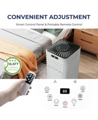 10000 BTU 4-in-1 Portable Air Conditioner with Dehumidifier and Fan Mode