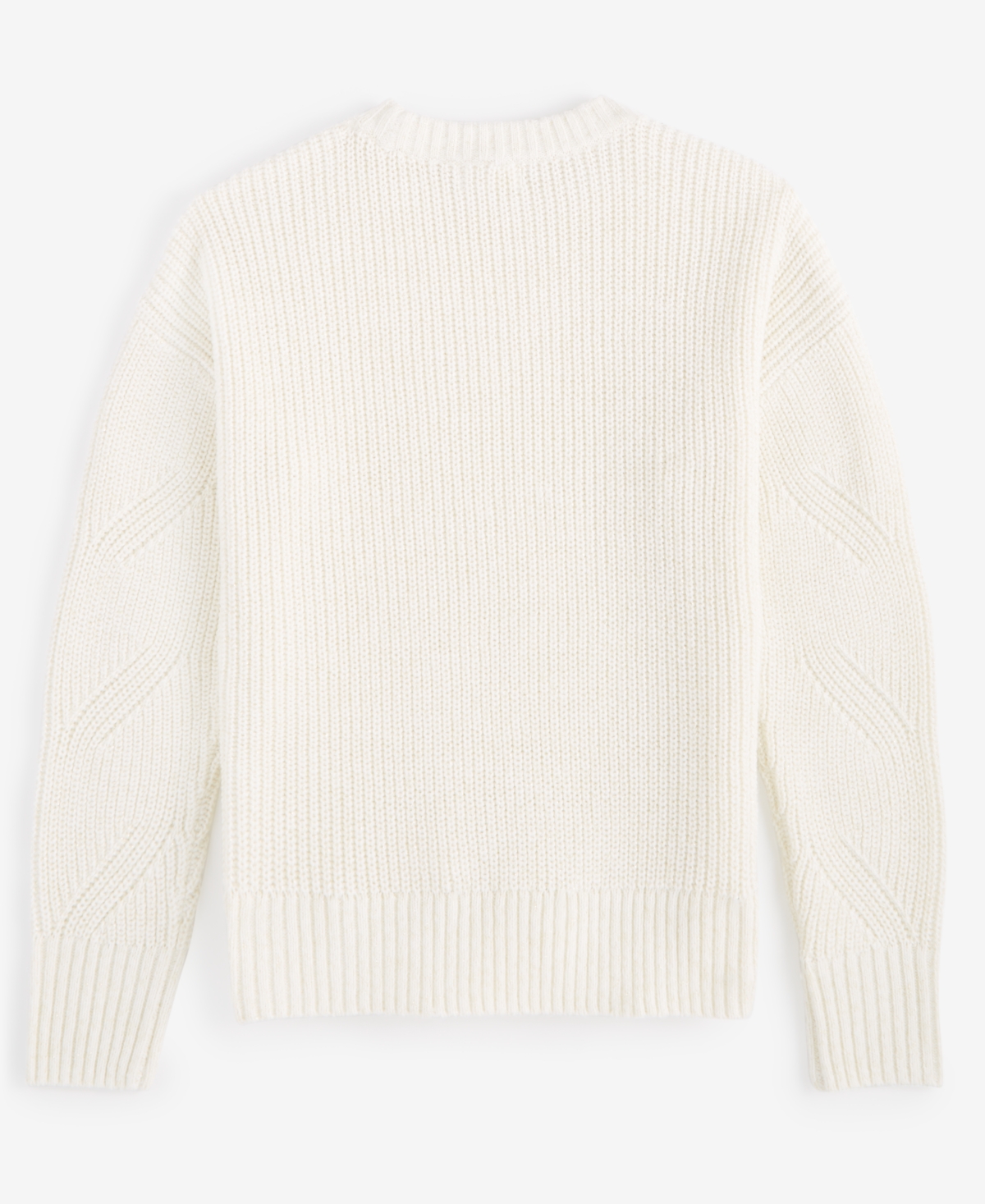 Epic Threads Girls Metallic Mixed-stitch Pullover Sweater, Created For Macy's In Angel White