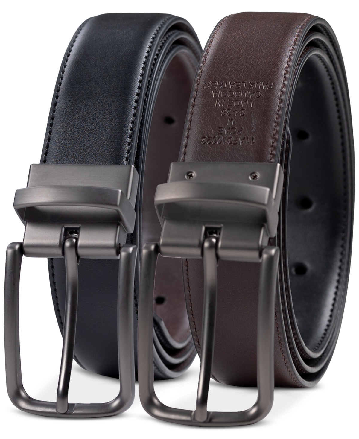 ALFANI MEN'S REVERSIBLE BELT, CREATED FOR MACY'S 