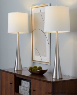 Diana 29" Contemporary Metal - Set of 2 Table Lamp