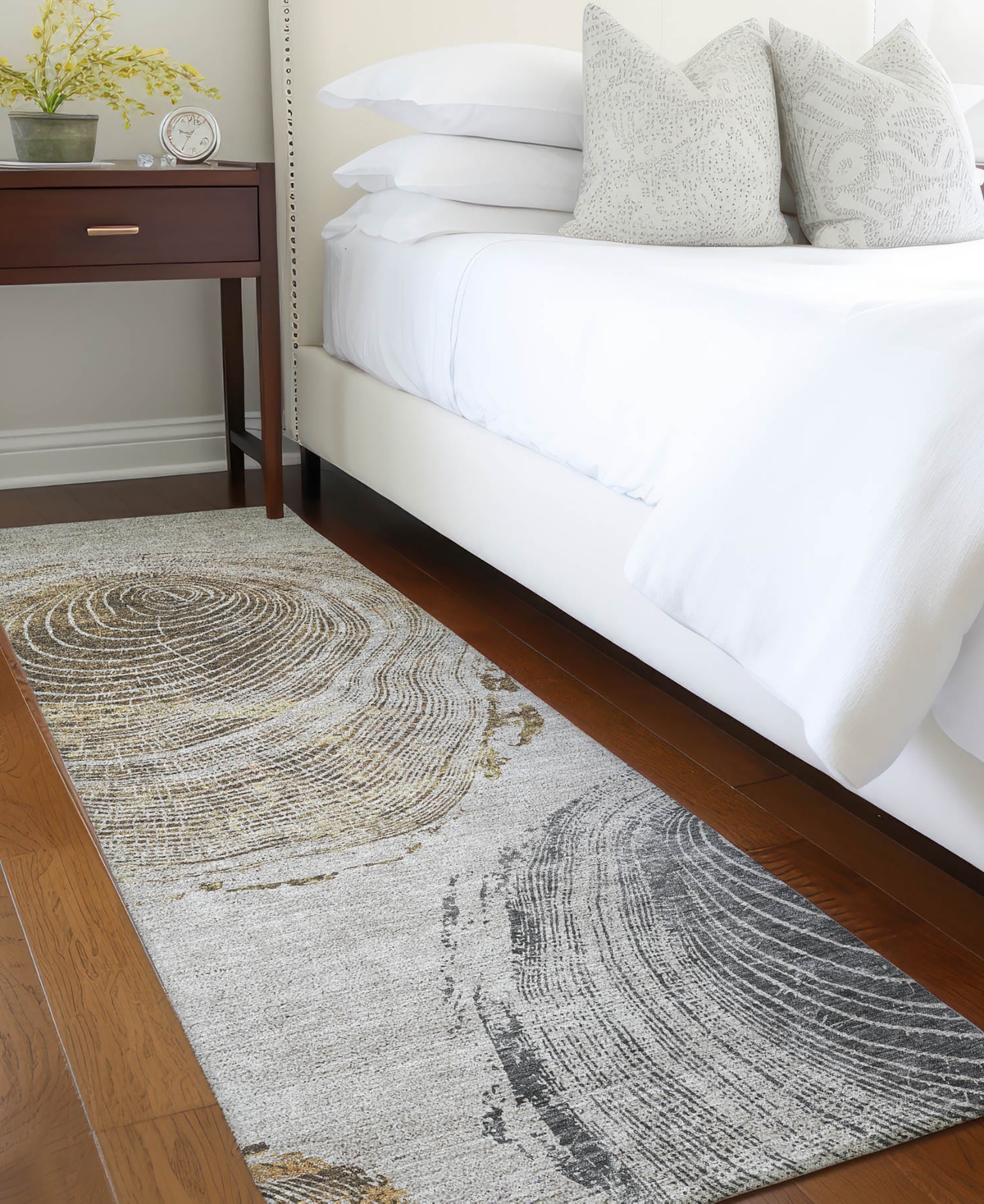 Addison Chantille Acn713 2'3"x7'6" Runner Area Rug In Taupe