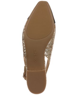 Women's Avril Capped-Toe Slingback Flats, Created for Macy's