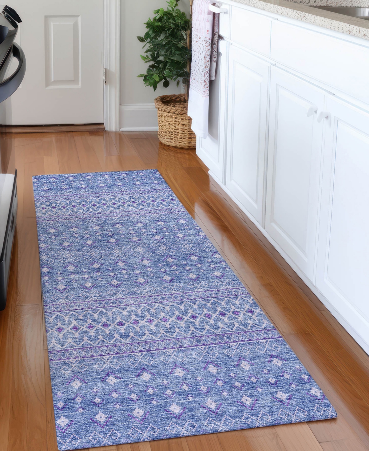 Addison Chantille Acn709 2'3"x7'6" Runner Area Rug In Mist