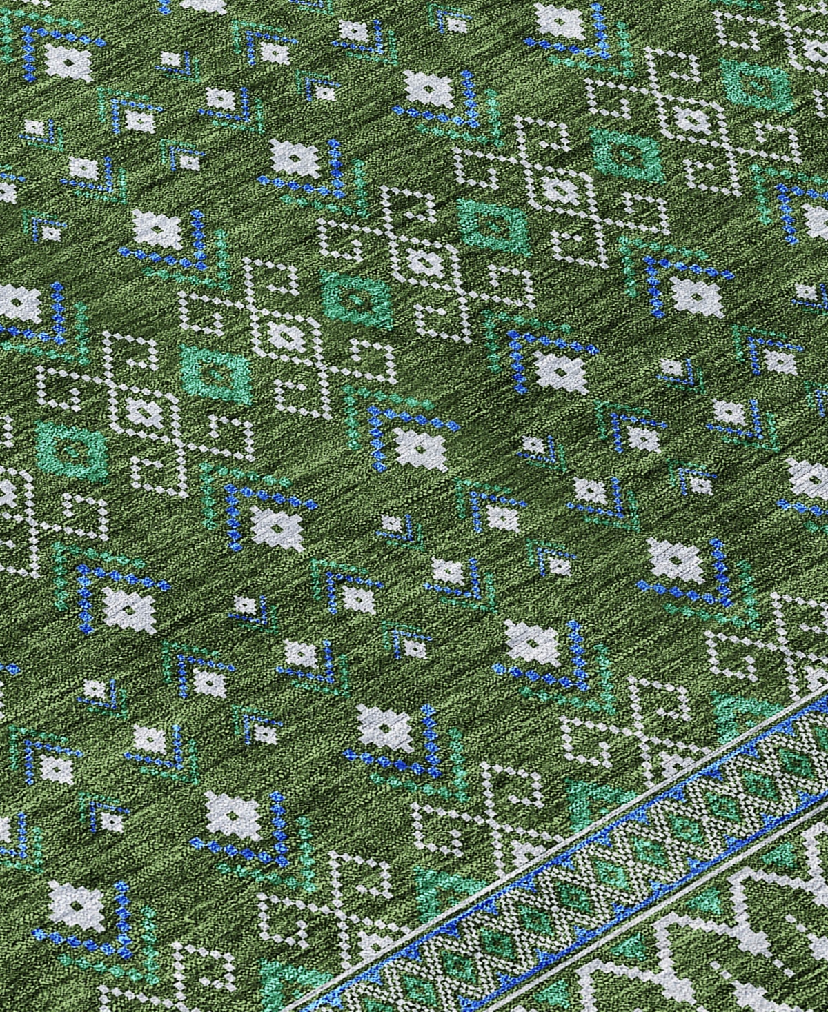 Addison Chantille Acn708 2'6"x3'10" Area Rug In Olive