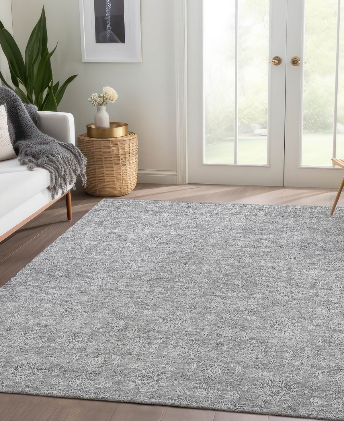 Addison Chantille Acn703 9'x12' Area Rug In Gray