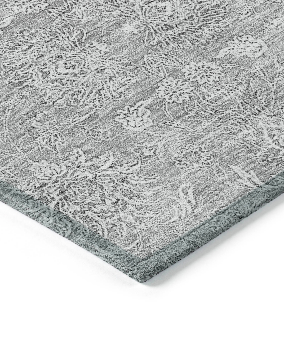 Addison Chantille Machine Washable Acn703 3'x5' Area Rug In Gray
